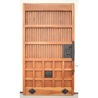 升格子腰板 総欅格子蔵戸　W988