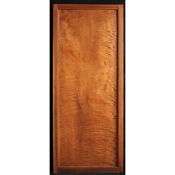 欅框 虎斑栃一枚板 極上建具 4枚1組　B984Y 面Bの１