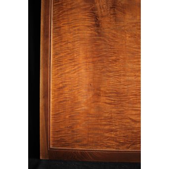 欅框 虎斑栃一枚板 極上建具 4枚1組　B984Y 