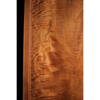 欅框 虎斑栃一枚板 極上建具 4枚1組　B984Y 