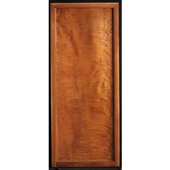 欅框 虎斑栃一枚板 極上建具 4枚1組　B984Y 面Aの３