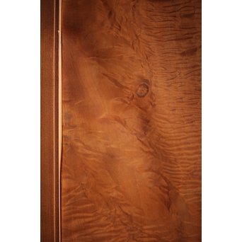 欅框 虎斑栃一枚板 極上建具 4枚1組　B984Y 