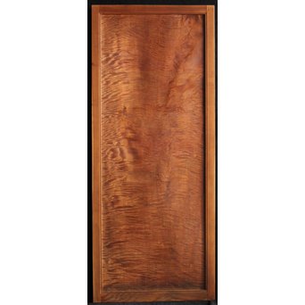 欅框 虎斑栃一枚板 極上建具 4枚1組　B984Y 面Bの３