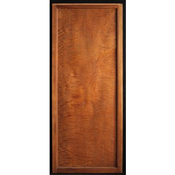 欅框 虎斑栃一枚板 極上建具 4枚1組　B984Y 面Aの４