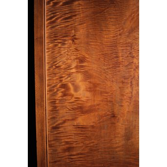 欅框 虎斑栃一枚板 極上建具 4枚1組　B984Y 