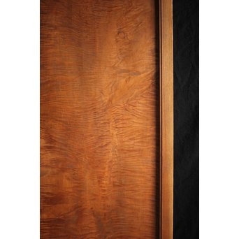 欅框 虎斑栃一枚板 極上建具 4枚1組　B984Y 