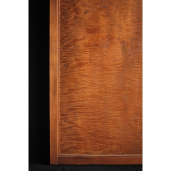 欅框 虎斑栃一枚板 極上建具 4枚1組　B984Y 