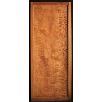 欅框 虎斑栃一枚板 極上建具 4枚1組　B984Y 面Bの４