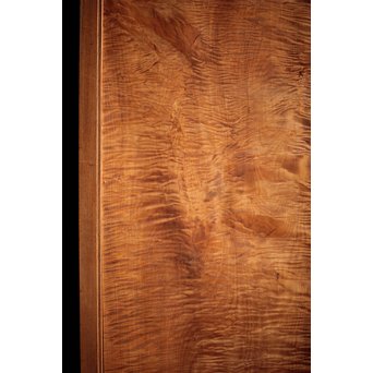 欅框 虎斑栃一枚板 極上建具 4枚1組　B984Y 