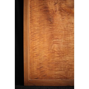 欅框 虎斑栃一枚板 極上建具 4枚1組　B984Y 