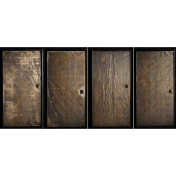 時代 銀張襖 4枚1組　F224Y 