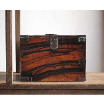 黒柿の硯箱　X223 