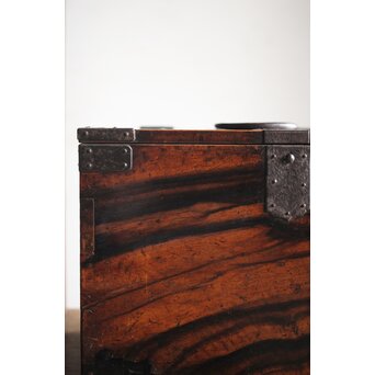 黒柿の硯箱　X223 