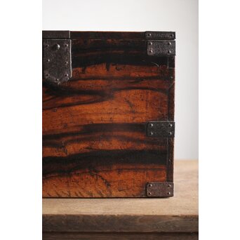 黒柿の硯箱　X223 