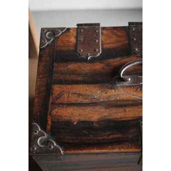 黒柿の硯箱　X223 