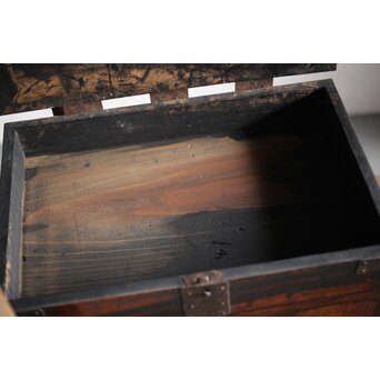 黒柿の硯箱　X223 