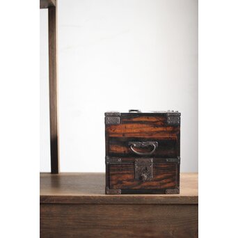 黒柿の硯箱　X223