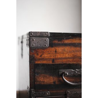 黒柿の硯箱　X223 