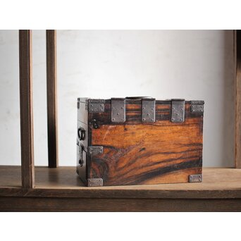 黒柿の硯箱　X223 