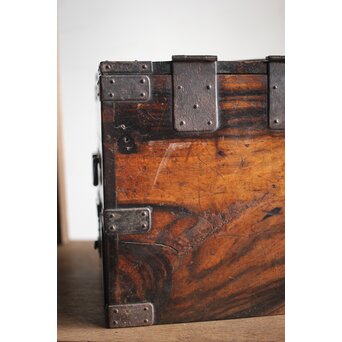 黒柿の硯箱　X223 