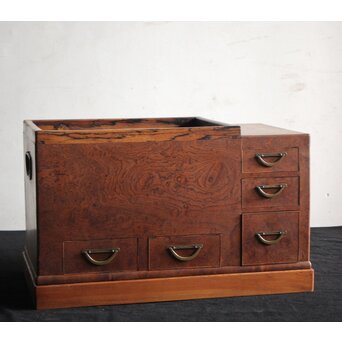 極上 欅玉杢 長火鉢　X225