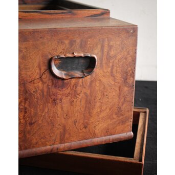 極上 欅玉杢 長火鉢　X225 