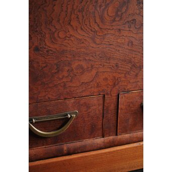 極上 欅玉杢 長火鉢　X225 