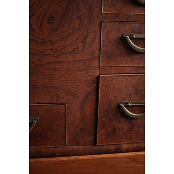 極上 欅玉杢 長火鉢　X225 