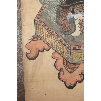 朝鮮民画 紙本掛軸　Z210 