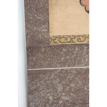 朝鮮民画 紙本掛軸　Z210 