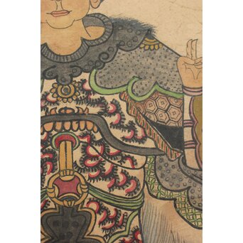 朝鮮民画 紙本掛軸　Z210 