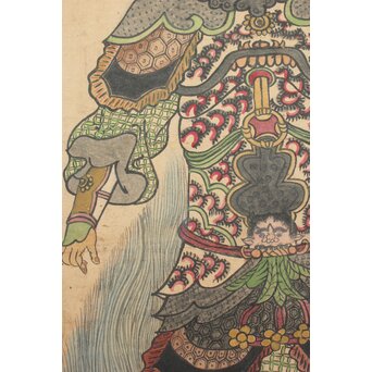 朝鮮民画 紙本掛軸　Z210 