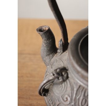 金龍堂 大国造 饕餮紋鉄瓶/湯沸　M204 