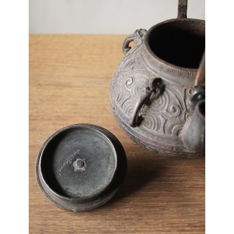 金龍堂 大国造 饕餮紋鉄瓶/湯沸　M204 