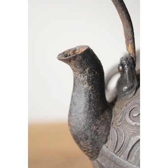 金龍堂 大国造 饕餮紋鉄瓶/湯沸　M204 