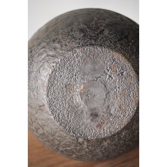 南部名工 有坂 日の丸型砲口鉄瓶　M205 