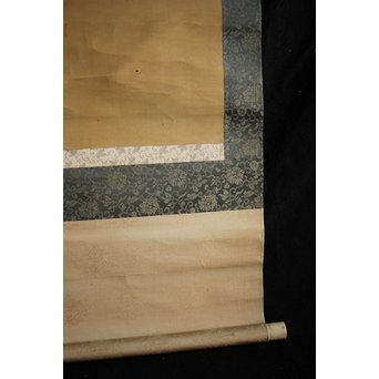 倣 酒井抱一【竹】絹本掛軸　Z211 