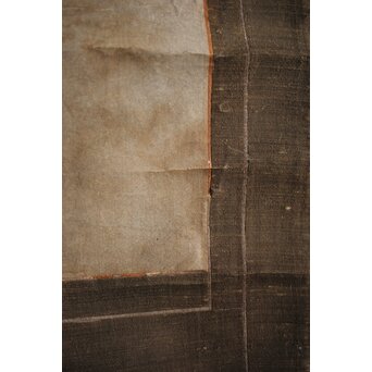 倣 良寛和尚 南無阿弥陀仏 名号 骸骨図 紙本掛軸　Z212 