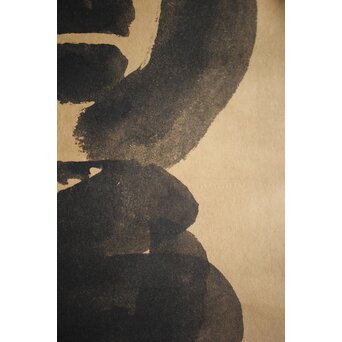 名号 南無阿弥陀仏 紙本水墨掛軸　Z213 