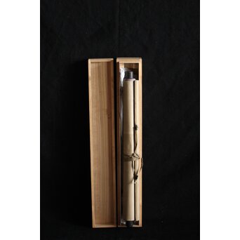 名号 南無阿弥陀仏 紙本水墨掛軸　Z213 