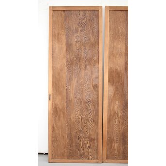 秋田杉銘木 板戸 2枚1組　B985 