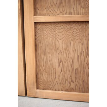 秋田杉銘木 板戸 2枚1組　B985 