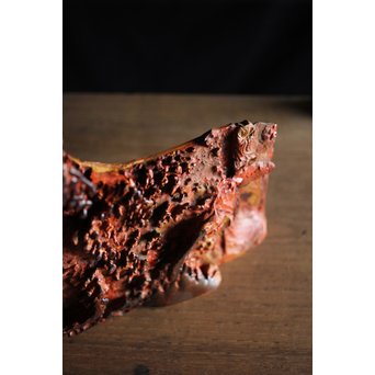 漆塊 堆漆 硯屏　Q106 