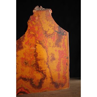 漆塊 堆漆 硯屏　Q106 