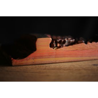 漆塊 堆漆 硯屏　Q106 