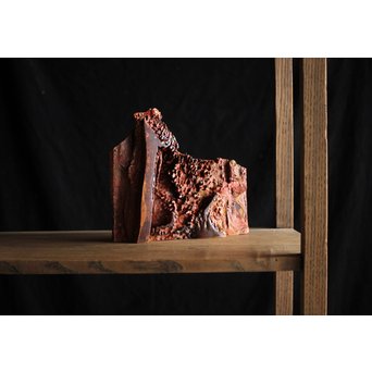 漆塊 堆漆 硯屏　Q106 