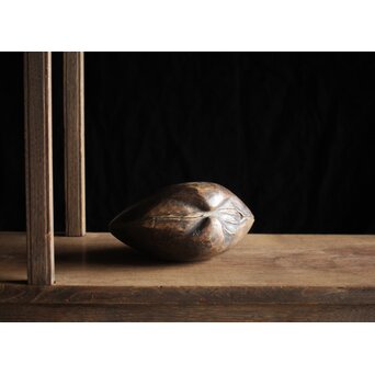 木彫 はまぐり　X233