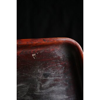 肥松/ヤニ松 長方煎茶盆　X234 