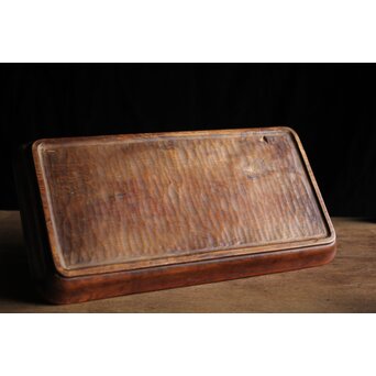 肥松/ヤニ松 長方煎茶盆　X234 