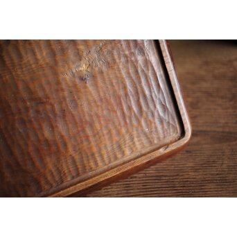 肥松/ヤニ松 長方煎茶盆　X234 